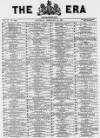 The Era Saturday 28 February 1885 Page 1