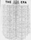 The Era Saturday 09 January 1886 Page 1