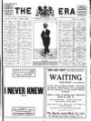 The Era Wednesday 26 October 1921 Page 1