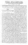 The Examiner Sunday 01 May 1808 Page 1