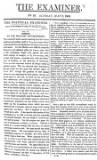 The Examiner Sunday 08 May 1808 Page 1