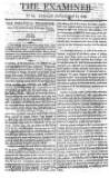 The Examiner Sunday 13 November 1808 Page 1