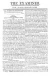The Examiner Sunday 19 February 1809 Page 1