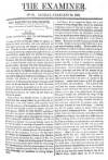 The Examiner Sunday 26 February 1809 Page 1