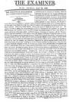 The Examiner Sunday 28 May 1809 Page 1