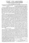 The Examiner Sunday 15 October 1809 Page 1
