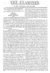 The Examiner Sunday 26 November 1809 Page 1