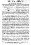 The Examiner Sunday 07 January 1810 Page 1