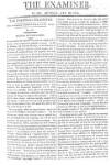 The Examiner Sunday 28 January 1810 Page 1
