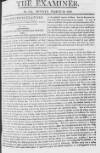 The Examiner Sunday 18 March 1810 Page 1