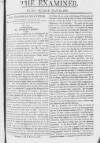 The Examiner Sunday 20 May 1810 Page 1