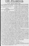 The Examiner Sunday 27 May 1810 Page 1