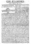 The Examiner Sunday 13 January 1811 Page 1