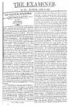 The Examiner Sunday 09 February 1812 Page 1