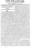 The Examiner Sunday 01 November 1812 Page 1