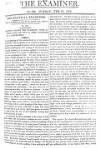 The Examiner Sunday 21 February 1813 Page 1