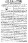 The Examiner Sunday 14 March 1813 Page 1