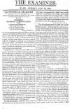 The Examiner Sunday 16 January 1814 Page 1