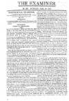 The Examiner Sunday 20 February 1814 Page 1