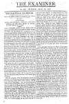 The Examiner Sunday 22 May 1814 Page 1