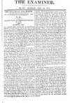 The Examiner Sunday 24 December 1815 Page 1
