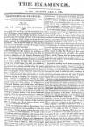 The Examiner Sunday 07 January 1816 Page 1