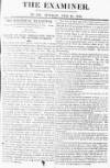 The Examiner Sunday 25 February 1816 Page 1