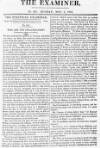 The Examiner Sunday 03 November 1816 Page 1