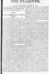 The Examiner Sunday 23 March 1817 Page 1