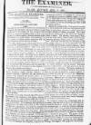 The Examiner Sunday 17 August 1817 Page 1