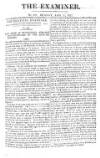 The Examiner Sunday 31 August 1817 Page 1