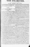 The Examiner Sunday 12 October 1817 Page 1