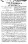The Examiner Sunday 08 November 1818 Page 1