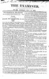 The Examiner Sunday 15 November 1818 Page 1