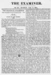 The Examiner Sunday 03 January 1819 Page 1