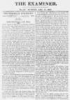 The Examiner Sunday 17 January 1819 Page 1