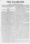 The Examiner Sunday 31 January 1819 Page 1