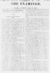 The Examiner Sunday 28 February 1819 Page 1