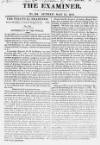 The Examiner Sunday 16 May 1819 Page 1