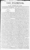 The Examiner Sunday 16 January 1820 Page 1