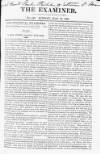 The Examiner Sunday 28 May 1820 Page 1