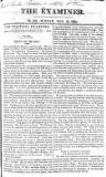 The Examiner Sunday 12 November 1820 Page 1