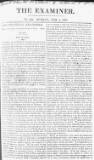 The Examiner Sunday 04 February 1821 Page 1