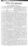 The Examiner Sunday 18 February 1821 Page 1