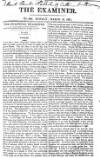 The Examiner Sunday 18 March 1821 Page 1