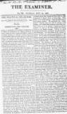 The Examiner Sunday 25 November 1821 Page 1