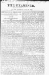 The Examiner Sunday 20 January 1822 Page 1