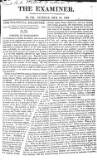 The Examiner Sunday 10 February 1822 Page 1