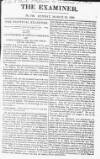 The Examiner Sunday 31 March 1822 Page 1