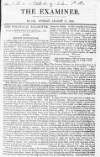 The Examiner Sunday 11 August 1822 Page 1